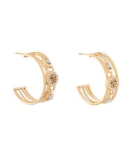 GUESS 4G LIGHT Yellow gold earrings, 4G motif yellow gold - Earrings - 1