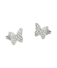 GUESS CHRYSALIS Yellow gold earrings, butterfly motif SILVER - Earrings - 1