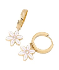 GUESS WHITE LOTUS Gold earrings gold - Earrings - 1
