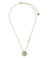 GUESS KNOT YOU Yellow gold necklace, solitaire style charm gold - Necklaces - 1