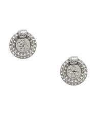GUESS KNOT YOU Silver earrings, 4G charm SILVER - Earrings - 1