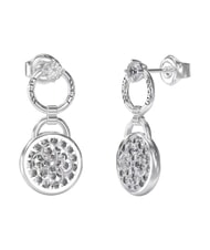 GUESS DREAMING Earrings, 4G motif SILVER - Earrings - 1