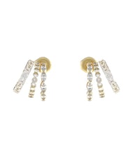GUESS CRAZY EARRINGS Yellow gold earrings yellow gold - Earrings - 1
