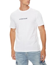 GUESS JEANS LOGO EMBRO Cotton T-Shirt - T-shirt