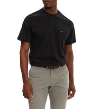 GUESS JEANS REGULAR LOGO Cotton T-Shirt jetbla - T-shirt - 1