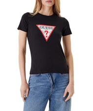 GUESS JEANS ICONIC Short-sleeved T-shirt jetbla - T-shirt - 1