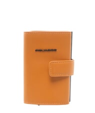 PIQUADRO CORNER SPECIALE GOMMATO Waterproof automatic card holder - Men&rsquo;s Wallets