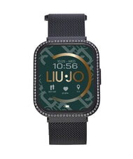 LIUJO VOICE SLIM LUXURY Watch, smartwatch in aluminum alloy with gold finish black - Watches - 1