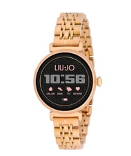 LIUJO GLAM Watch, smartwatch with zinc alloy and steel case gold rose - Watches - 1