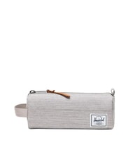 HERSCHEL SETTLEMENT Pencil case with wristband LIGHT GRAY CROSSHATCH / WHITE RU - Cases and Accessories - 1