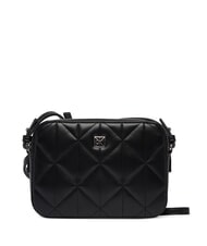 CALVIN KLEIN QUILTED EMBLEM Mini shoulder bag on black - Women&rsquo;s Bags - 1