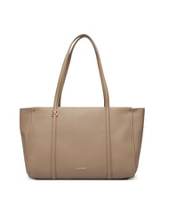 CALVIN KLEIN HARDWARE EMBLEM PEBB Shopping Bag - Women&rsquo;s Bags
