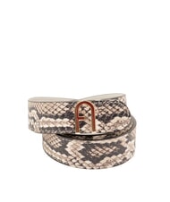 FURLA CAMPIONARIO - FLOW Python print belt - Belts