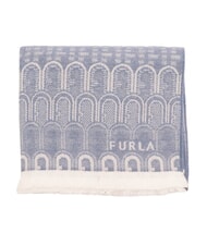 FURLA CAMPIONARIO - NET  Wool stole denim tones - Scarves - 1