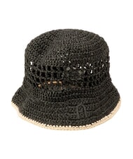 FURLA CAMPIONARIO - GIOVE  Nylon hat black+natural - Hats - 1