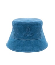 FURLA CAMPIONARIO - VARSITY  Canvas hat denim - Hats - 1
