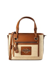 LOVE MOSCHINO STRAW CHIC Handbag, with shoulder strap - Women&rsquo;s Bags