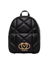 LOVE MOSCHINO EMBOSSED Backpack Black - Women&rsquo;s Bags - 1