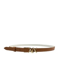 ARMANI EXCHANGE CINTURA Reversible leather belt - Belts