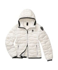 BLAUER WAVE Short padded down jacket with hood - Men's down jackets