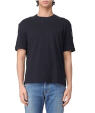 BLAUER HANSON Short-sleeved cotton T-shirt black - T-shirt - 1
