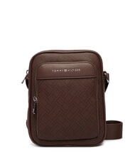 TOMMY HILFIGER TH FLAG MONOGRAM Shoulder bag coffee beans - Over-the-shoulder Bags for Men - 1