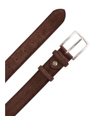 GAUD&Igrave; BASIC Leather belt darkbrown - Belts - 1