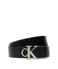 CALVIN KLEIN CK HARDWARE Reversible leather belt - Belts