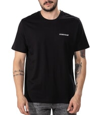 GUESS JEANS REGULAR LOGO Cotton T-Shirt jetbla - T-shirt - 1