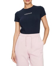 GUESS JEANS SLIM LOGO Slim-fit stretch t-shirt - T-shirt