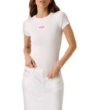 GUESS JEANS EMBRO Cotton T-Shirt alabaster white - T-shirt - 1