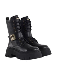 GAUD&Igrave; CORINNE MILLED Leather amphibians BLACK - Women&rsquo;s shoes - 1