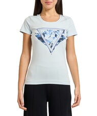 GUESS FEATHER TRIANGLE  sky high - T-shirt - 1
