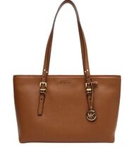 MICHAEL KORS QUINN Medium leather shopping bag - Women&rsquo;s Bags