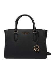 MICHAEL KORS BECCA Handbag with shoulder strap, in leather black - Women&rsquo;s Bags - 1