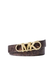MICHAEL KORS EMPIRE Mixed leather belt - Belts