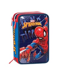 SPIDERMAN HANG TIME 3-zip pencil case light blue - Cases and Accessories - 1