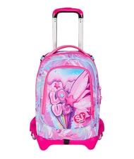 SJGANG PLUSHY RABBIT 3-wheel trolley backpack, removable - Backpack trolleys