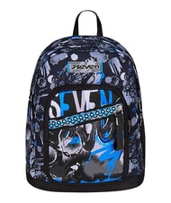SEVEN HUE E WRITES Double compartment backpack reflex blue - Backpacks & School and Leisure - 1