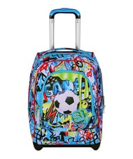 SJGANG JUNIOR 2-wheel trolley backpack, fixed Black - Backpack trolleys - 1