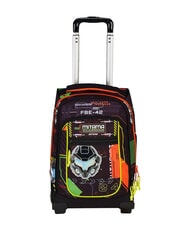 MITAMA FLUO BATTLE 2-wheel trolley backpack, fixed cmi8 - Backpack trolleys - 1