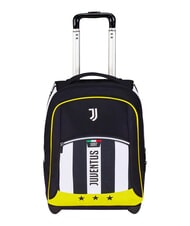 JUVENTUS MAGIC GOAL Juventus trolley backpack, 2 wheels, fixed STRIPE BLACK / WHITE - Backpack trolleys - 1