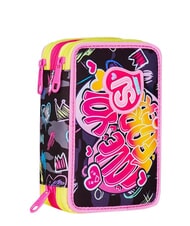 SJGANG GAME-LED GIRL 3-zip pencil case pink doll - Cases and Accessories - 1