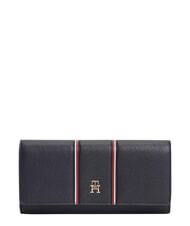 TOMMY HILFIGER TH ICON Large wallet with flap space blue - Women&rsquo;s Wallets - 1