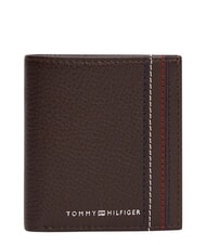 TOMMY HILFIGER TH CENTRAL Wallet and card holder, in leather - Men&rsquo;s Wallets