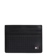 TOMMY HILFIGER TH EMBOSSED Credit card holder, leather - Men&rsquo;s Wallets