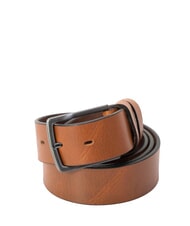 GAUD&Igrave; SANTA CROCE Leather belt Tobacco - Belts - 1