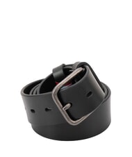 GAUD&Igrave; JEANSAIOLA Leather belt BLACK - Belts - 1