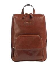 THE BRIDGE IOLANDA Backpack with front pocket, in leather - Women&rsquo;s Bags