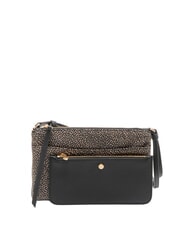 BORBONESE CLASSICA Shoulder bag OP / NATURAL / BLACK - Women&rsquo;s Bags - 1